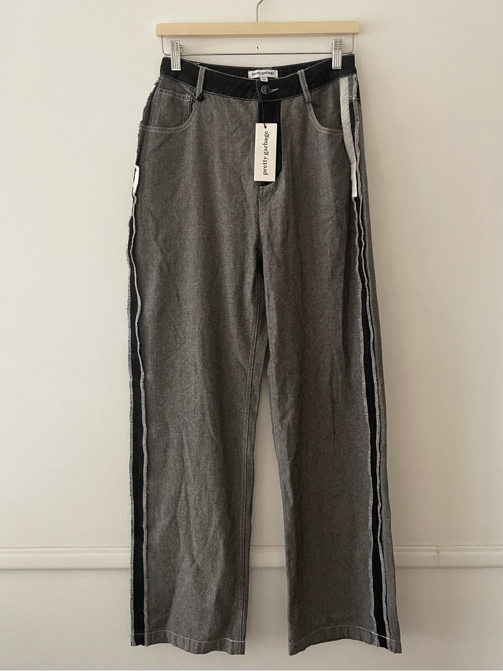 Pretty Garbage Inside Out Jeans Size S